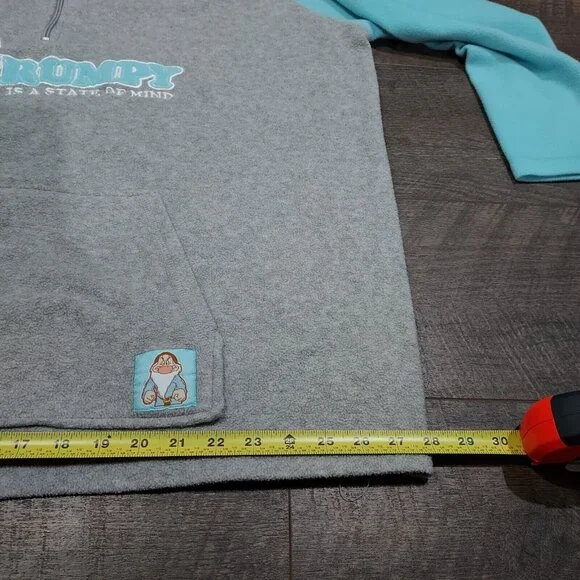 Sweatshirt Disney Wonderful World Grumpy 2 Tone Comfey - Picture 6 of 13